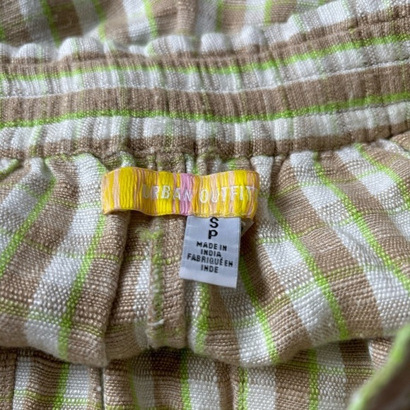Urban Outfitters Women's Size Small Multicolor Plaid Mya Pull On Shorts - Picture 2 of 5